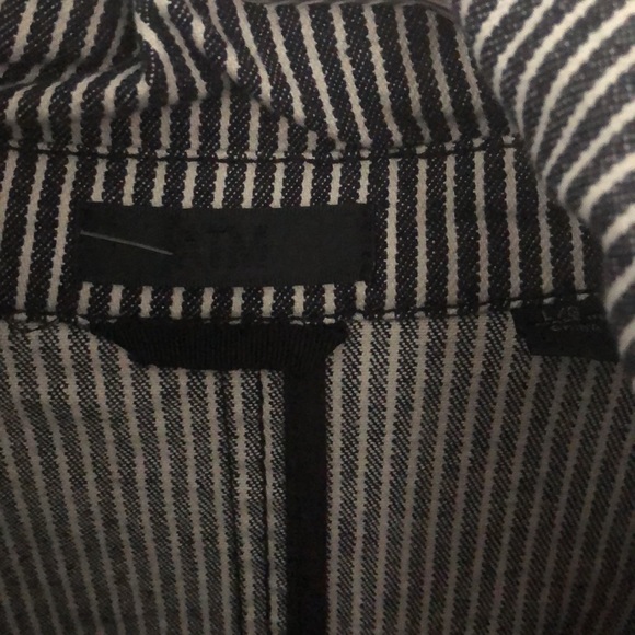 NWOT ATM denim striped jacket size L - Picture 8 of 9
